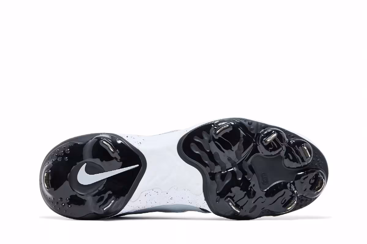 Nike Alpha Huarache Elite 4 Low Wolf Grey Dark Smoke Grey, view 5