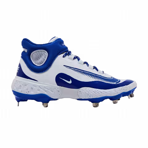 Nike Alpha Huarache Elite 4 Mid 'White Hyper Royal'