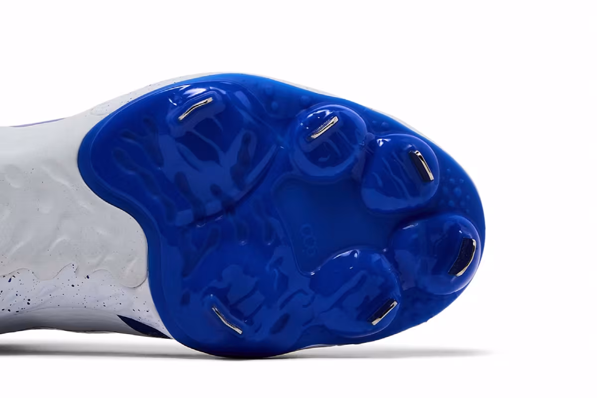 Nike Alpha Huarache Elite 4 Mid White Hyper Royal, view 6