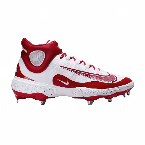 Nike Alpha Huarache Elite 4 Mid 'White University Red'
