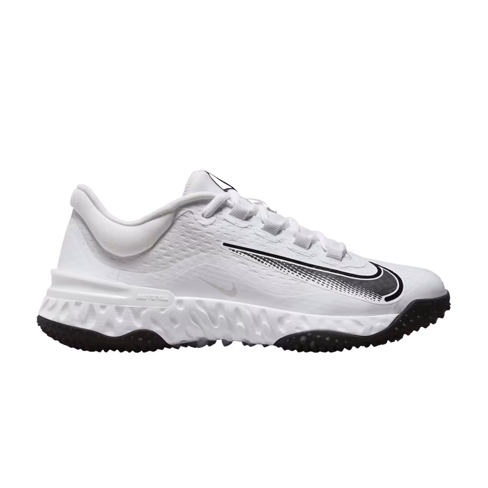 Nike Women's Alpha Huarache Elite 4 TF Photon Dust Black
