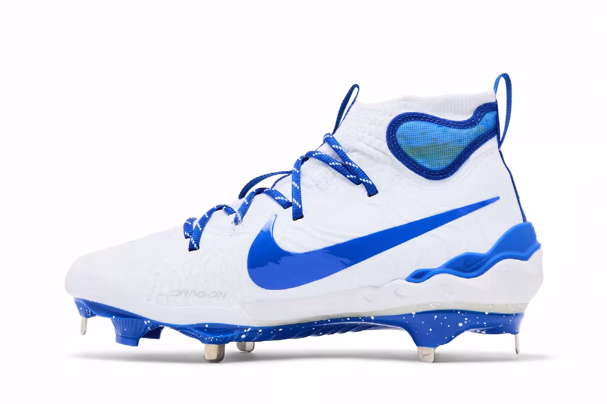 Nike Alpha Huarache NXT White/Pure Platinum/Hyper Royal, view 4
