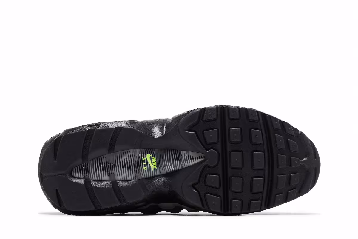 Nike Air Max 95 GS Black Volt 2024, view 5