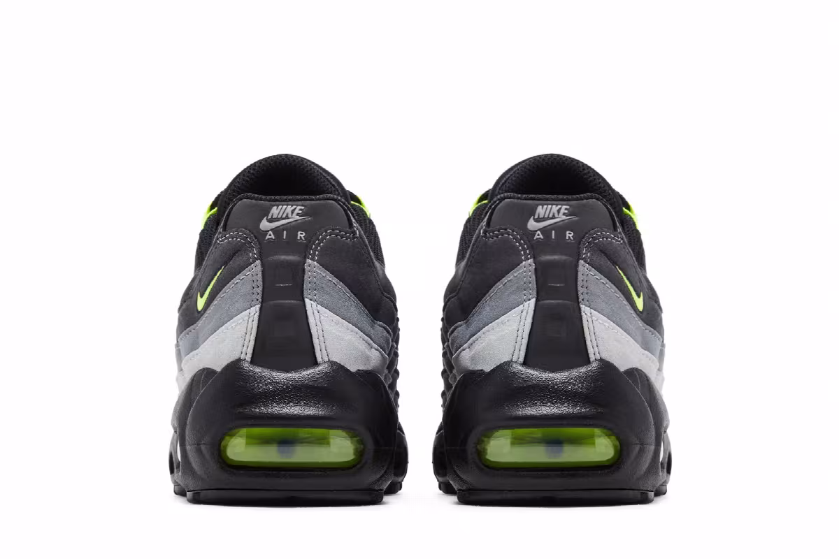 Nike Air Max 95 GS Black Volt 2024, view 7