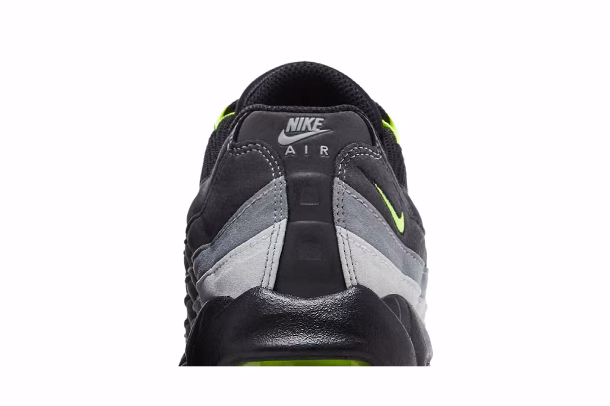 Nike Air Max 95 GS Black Volt 2024, view 8