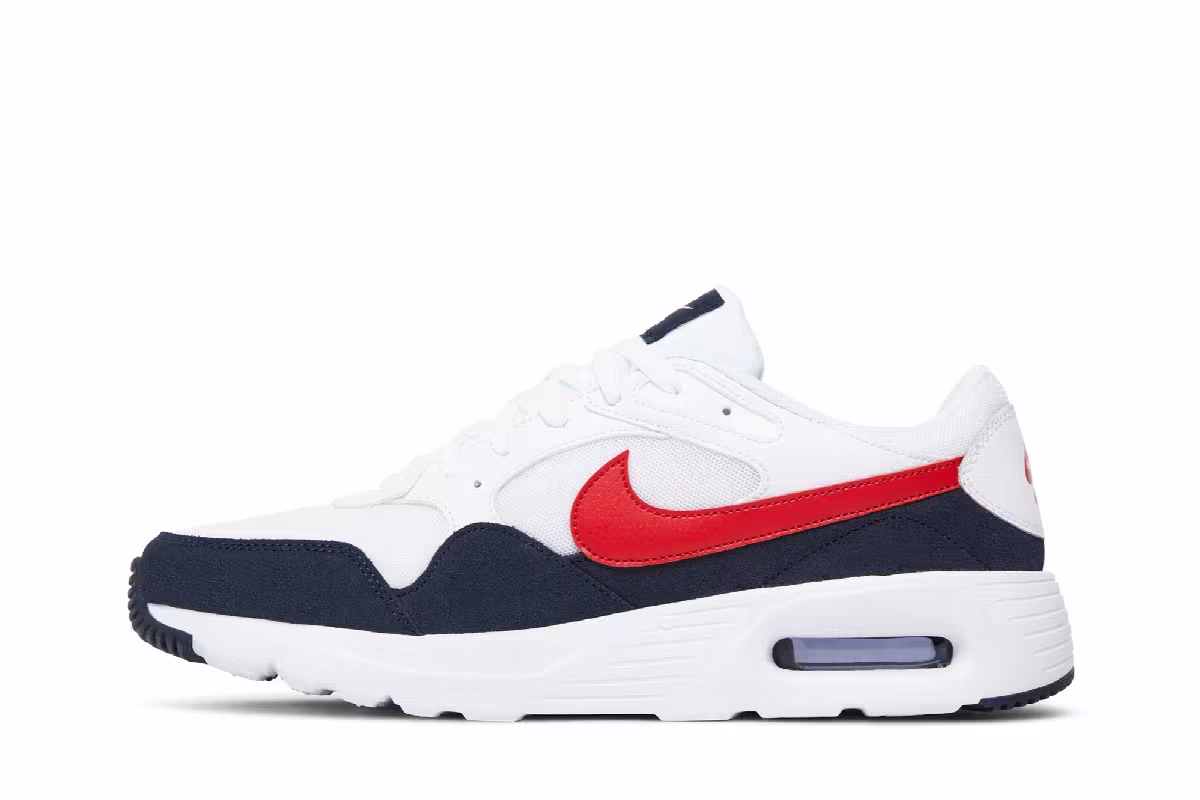Nike Air Max SC White University Red, view 4
