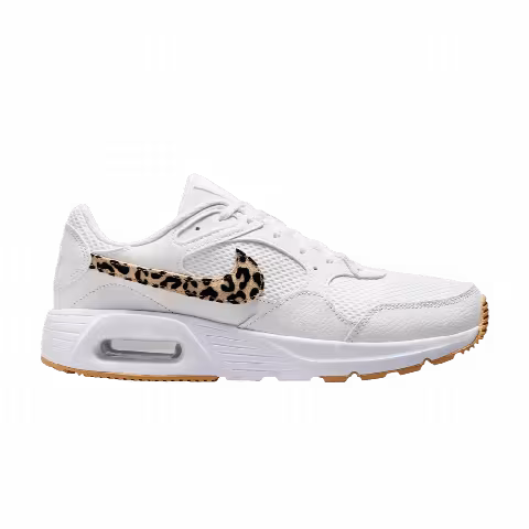 Nike Wmns Air Max SC 'White Leopard Swoosh'