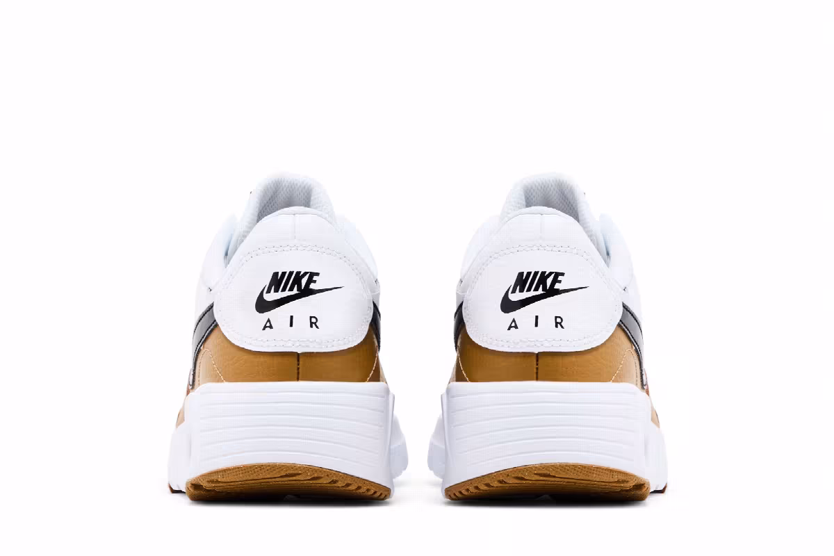 Nike Air Max SC Leather White Wheat Black, view 7