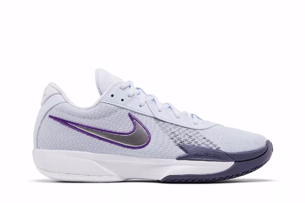 Nike Women's Air Zoom GT Cut Academy Grey Barely Grape, view 2
