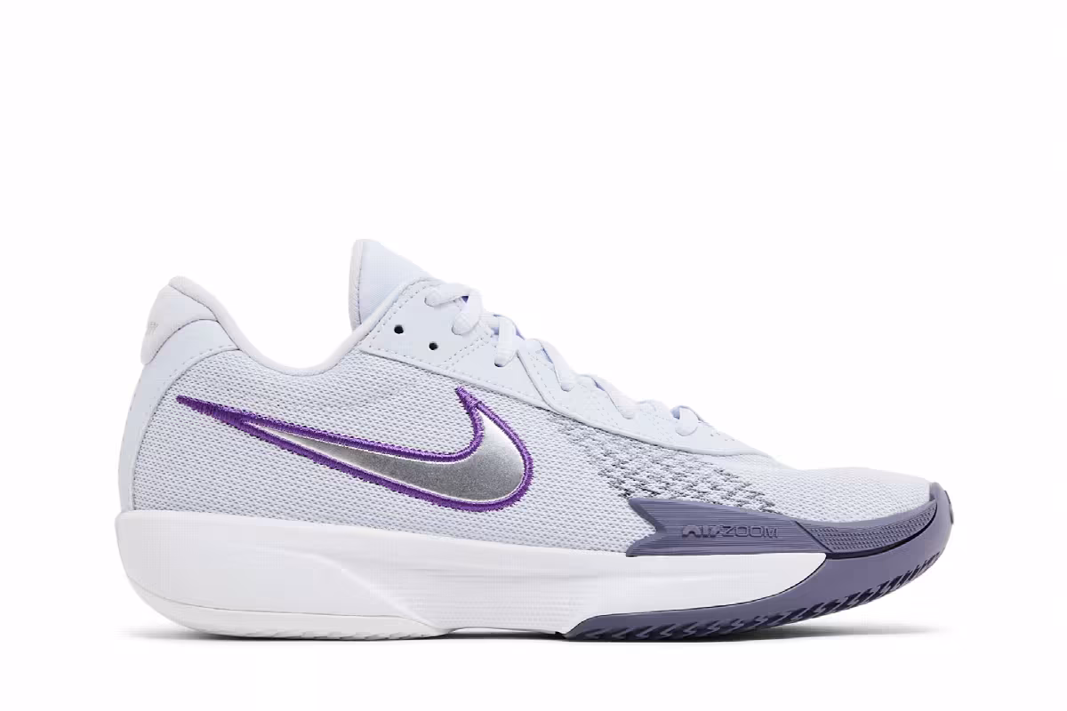 Nike Air Zoom GT Cut Academy Football Grey Barely Grape, view 2