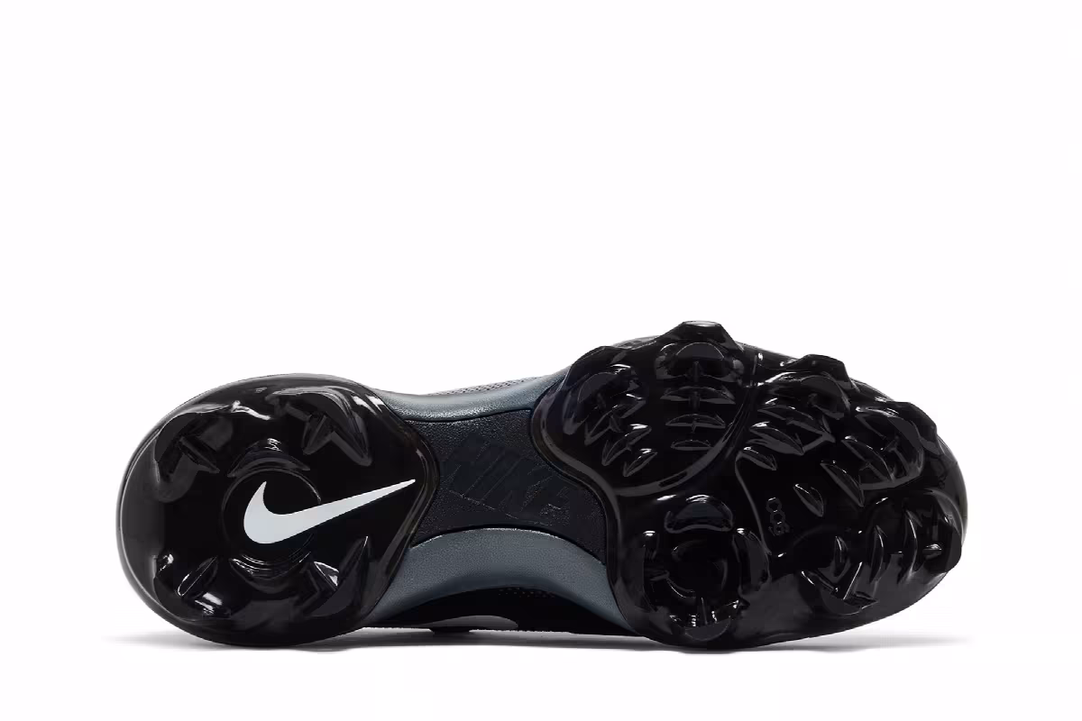 Nike Force Trout 9 Elite MCS Black Metallic Silver, view 5