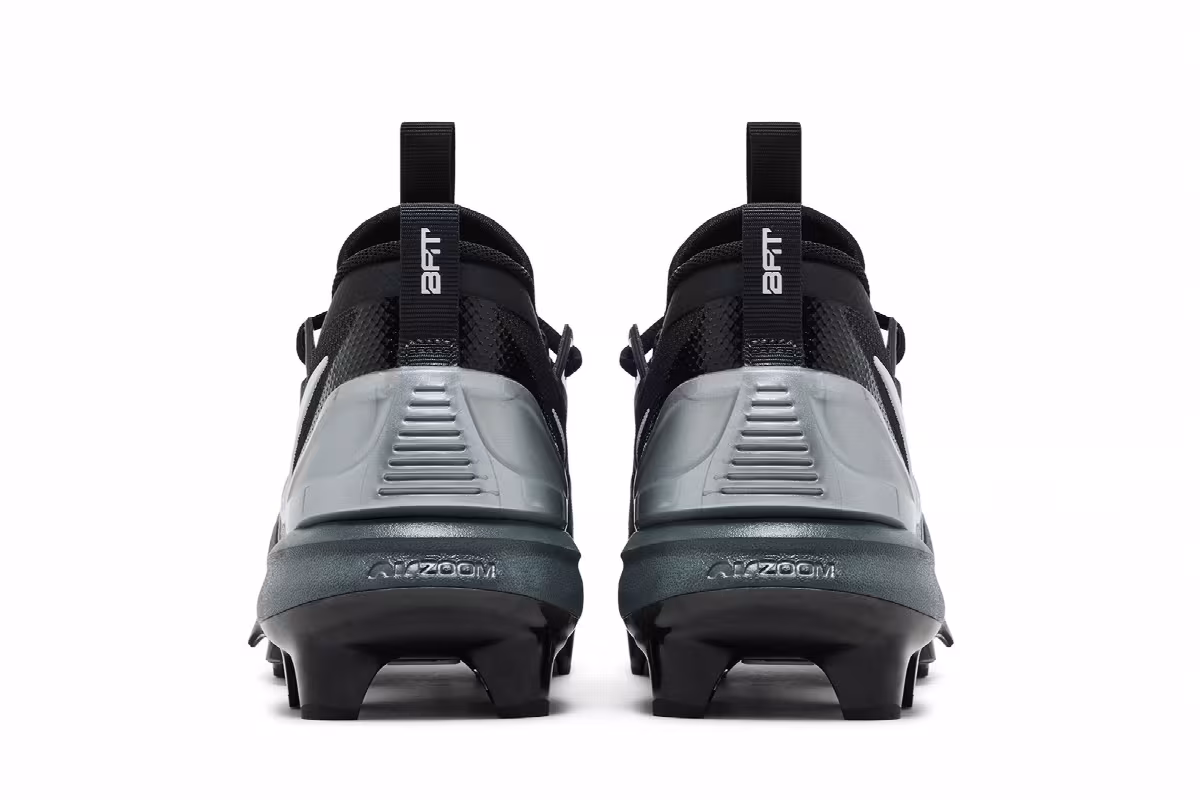 Nike Force Trout 9 Elite MCS Black Metallic Silver, view 7