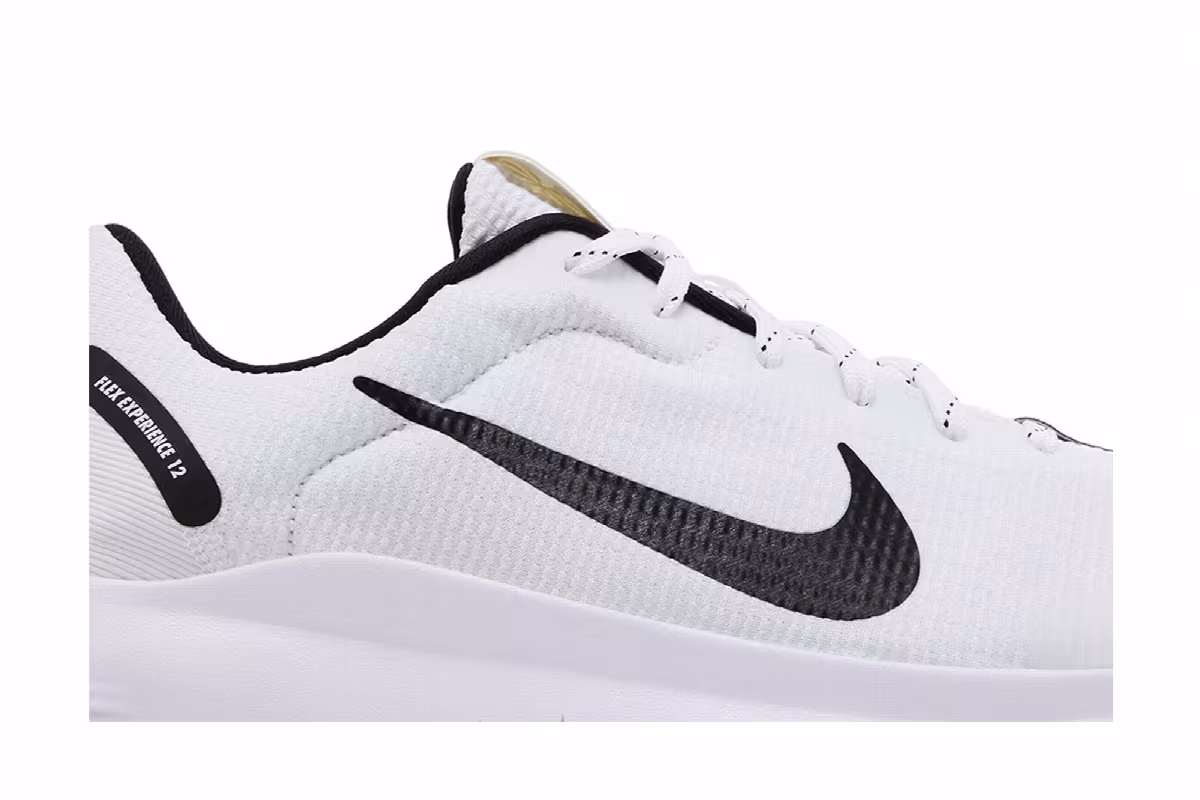 Nike Flex Experience Run 12 White Black, view 3