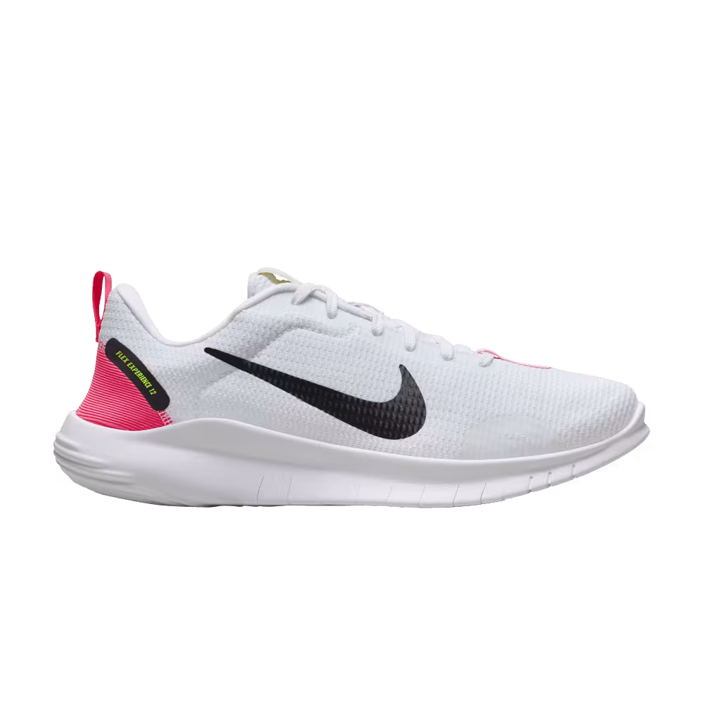 Nike Women's Flex Experience Run 12 White Hot Punch Black