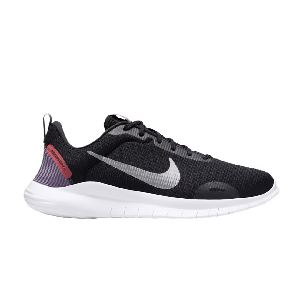 Nike Women's Flex Experience Run 12 Extra Wide Black Silver Daybreak