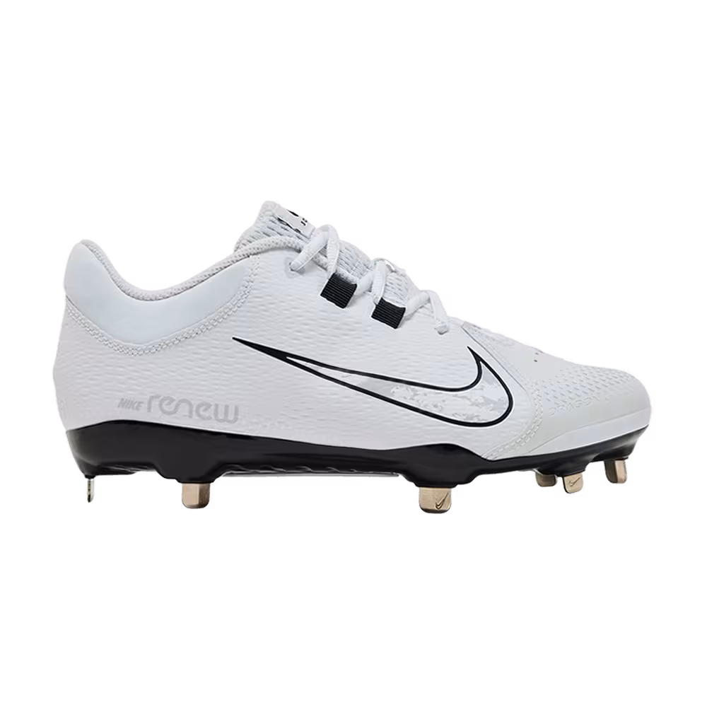 Nike Women's Hyperdiamond 4 Pro White Black Wolf Grey