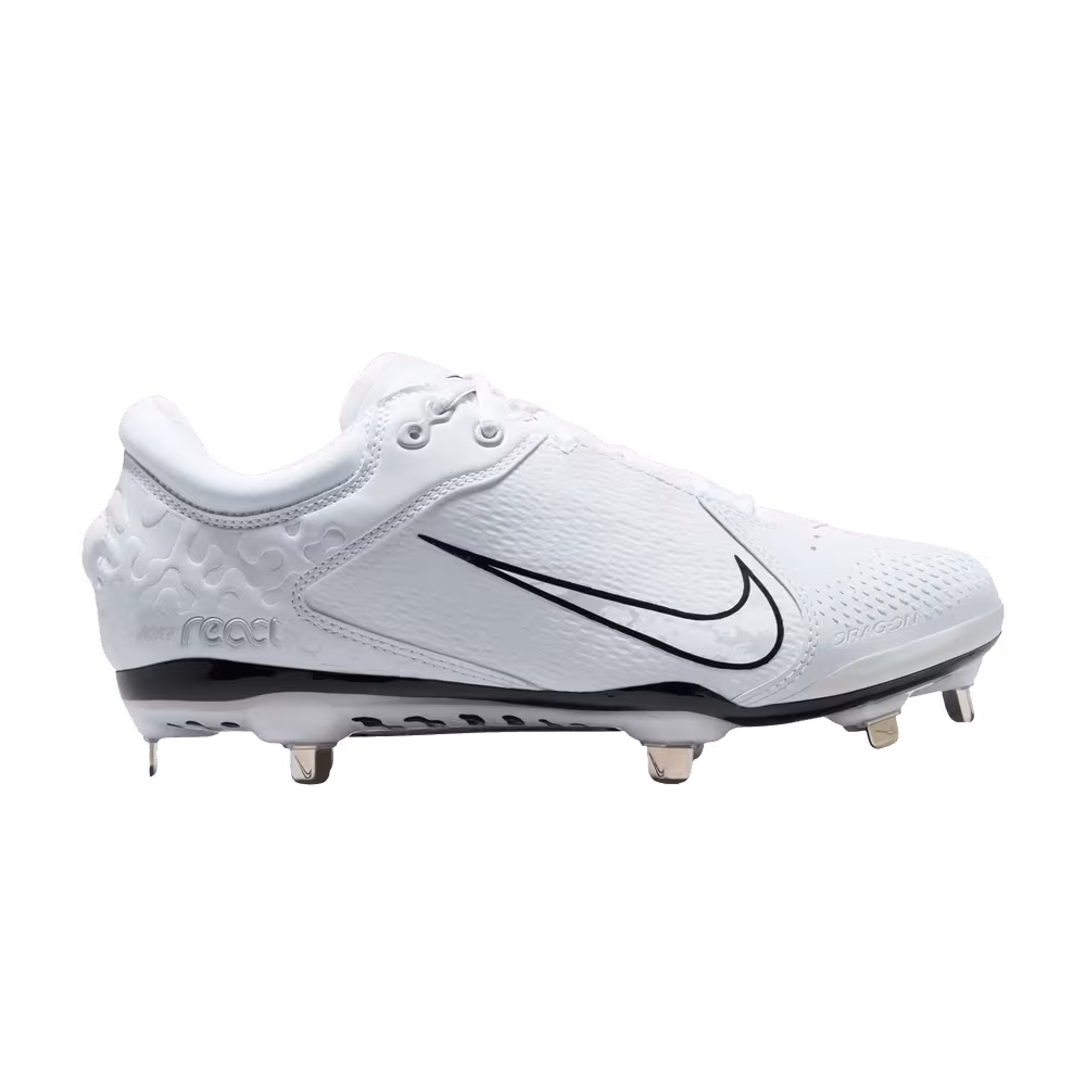 Nike Women's Hyperdiamond 4 Elite Pure Platinum Black