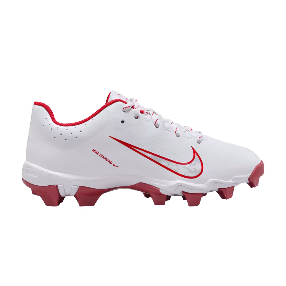 Nike Hyperdiamond 4 Keystone GS White University Red