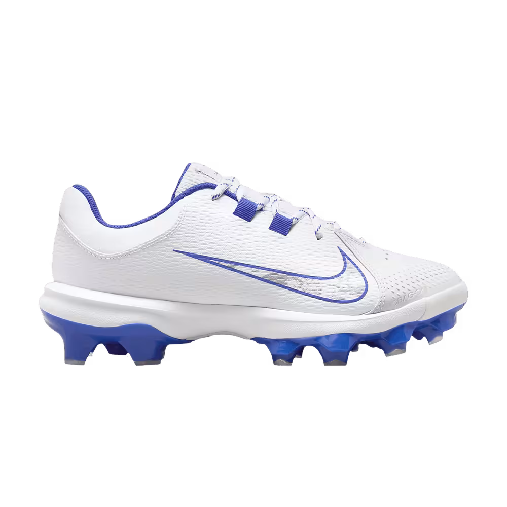 Nike Women's Hyperdiamond 4 Pro MCS White/Pure Platinum/Hyper Royal