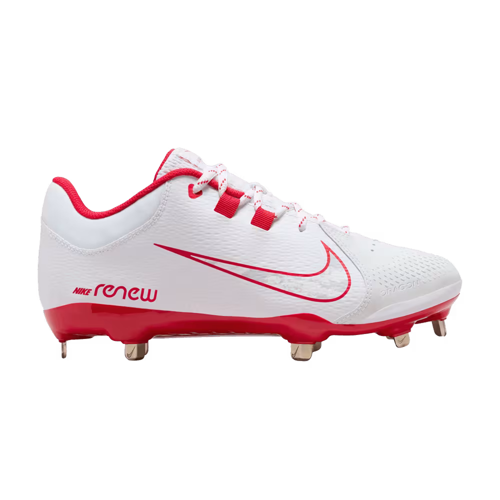 Nike Women's Hyperdiamond 4 Pro White University Red