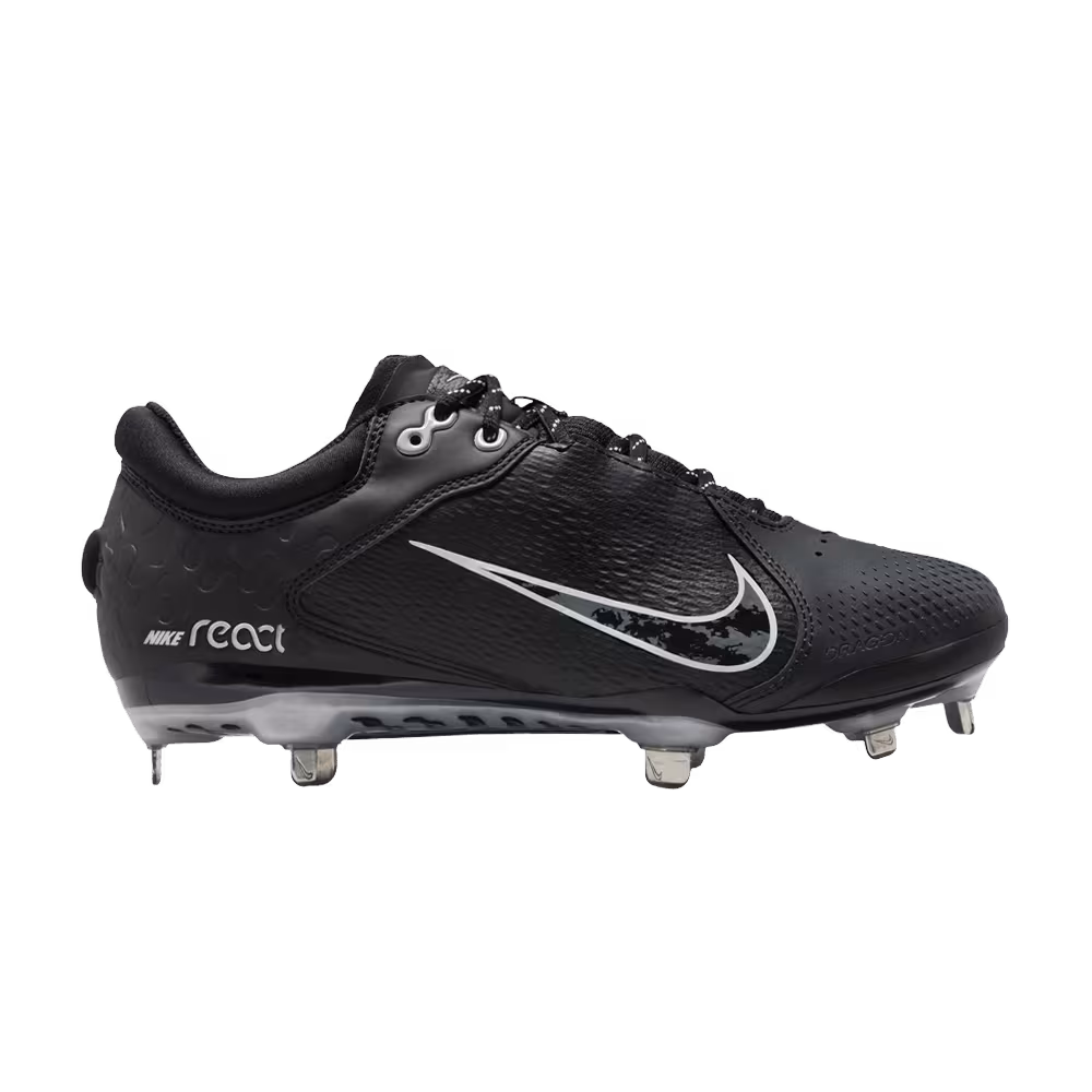 Nike Women's Hyperdiamond 4 Elite Black Pure Platinum