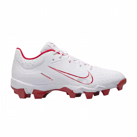 Nike Wmns Hyperdiamond 4 Keystone  'White/Pure Platinum/University Red'