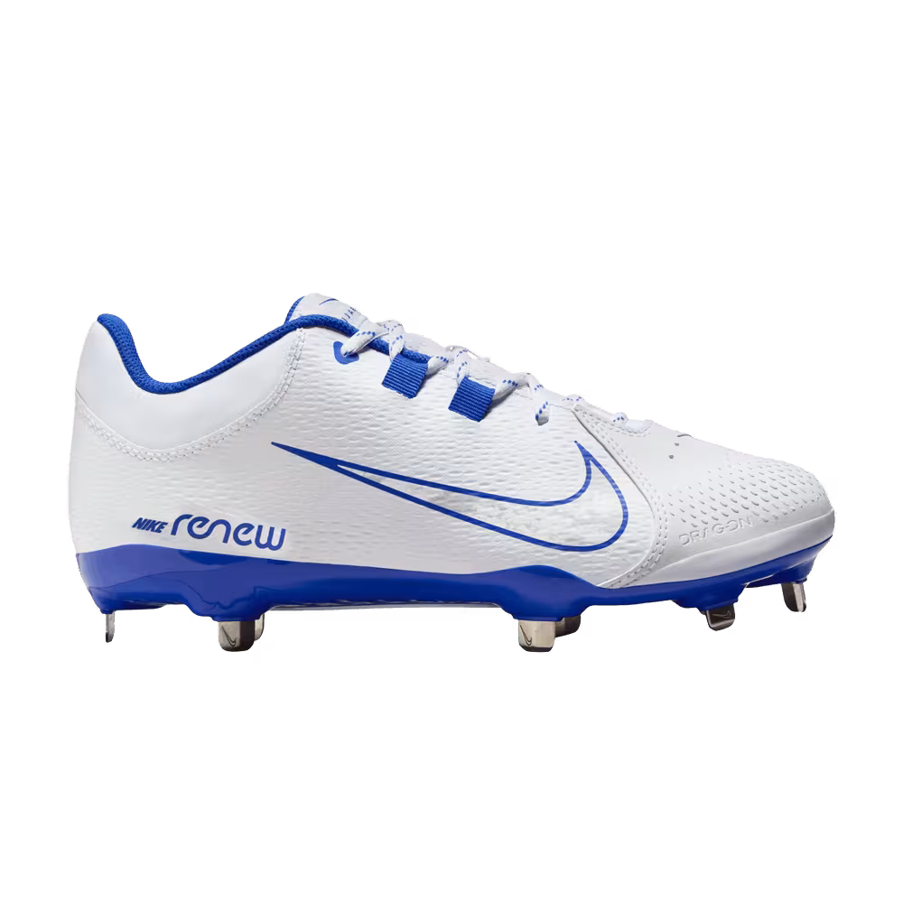 Nike Women's Hyperdiamond 4 Pro White Hyper Royal