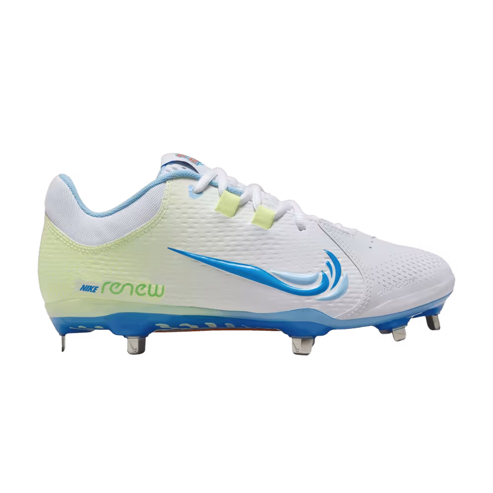 Nike Women's Hyperdiamond 4 Pro White Photo Blue