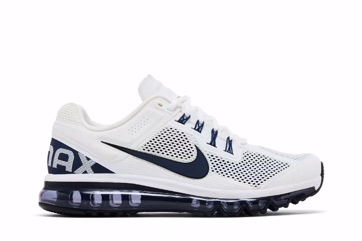 Nike Air Max 2013 Summit White Midnight Navy, view 2