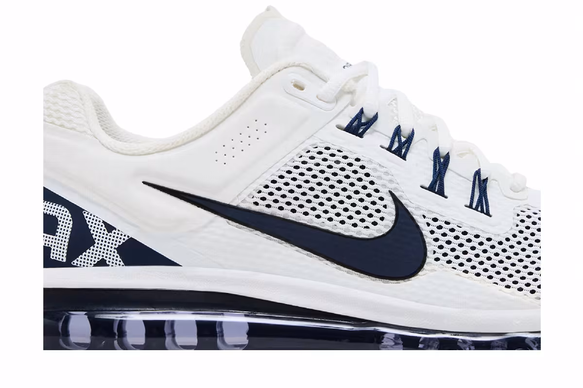 Nike Air Max 2013 Summit White Midnight Navy, view 3