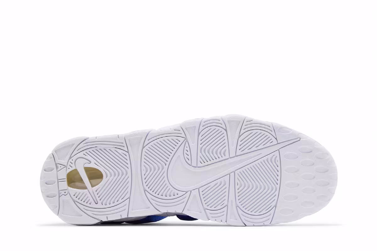 Nike Air More Uptempo Low White Hyper Royal, view 5