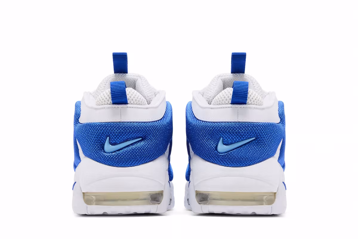 Nike Air More Uptempo Low White Hyper Royal, view 7
