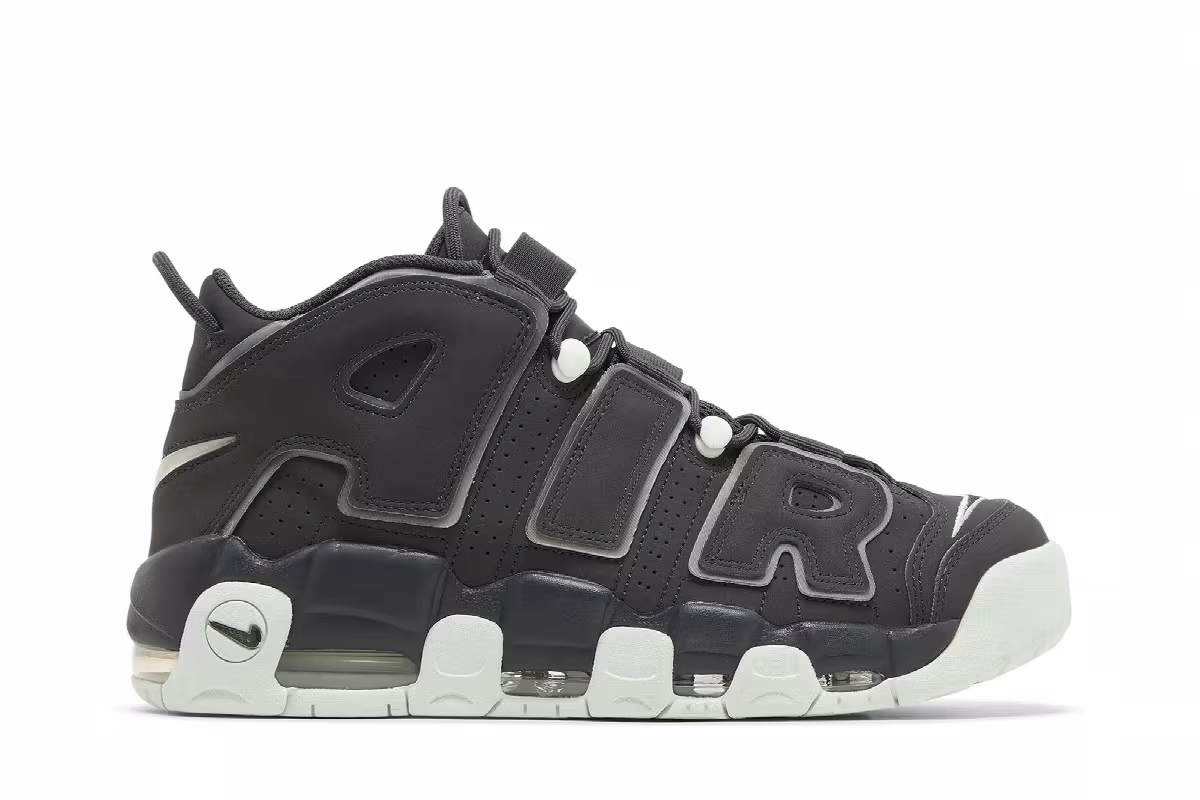 Nike Air More Uptempo Dark Smoke Grey, view 2