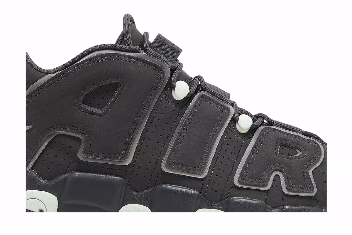 Nike Air More Uptempo Dark Smoke Grey, view 3