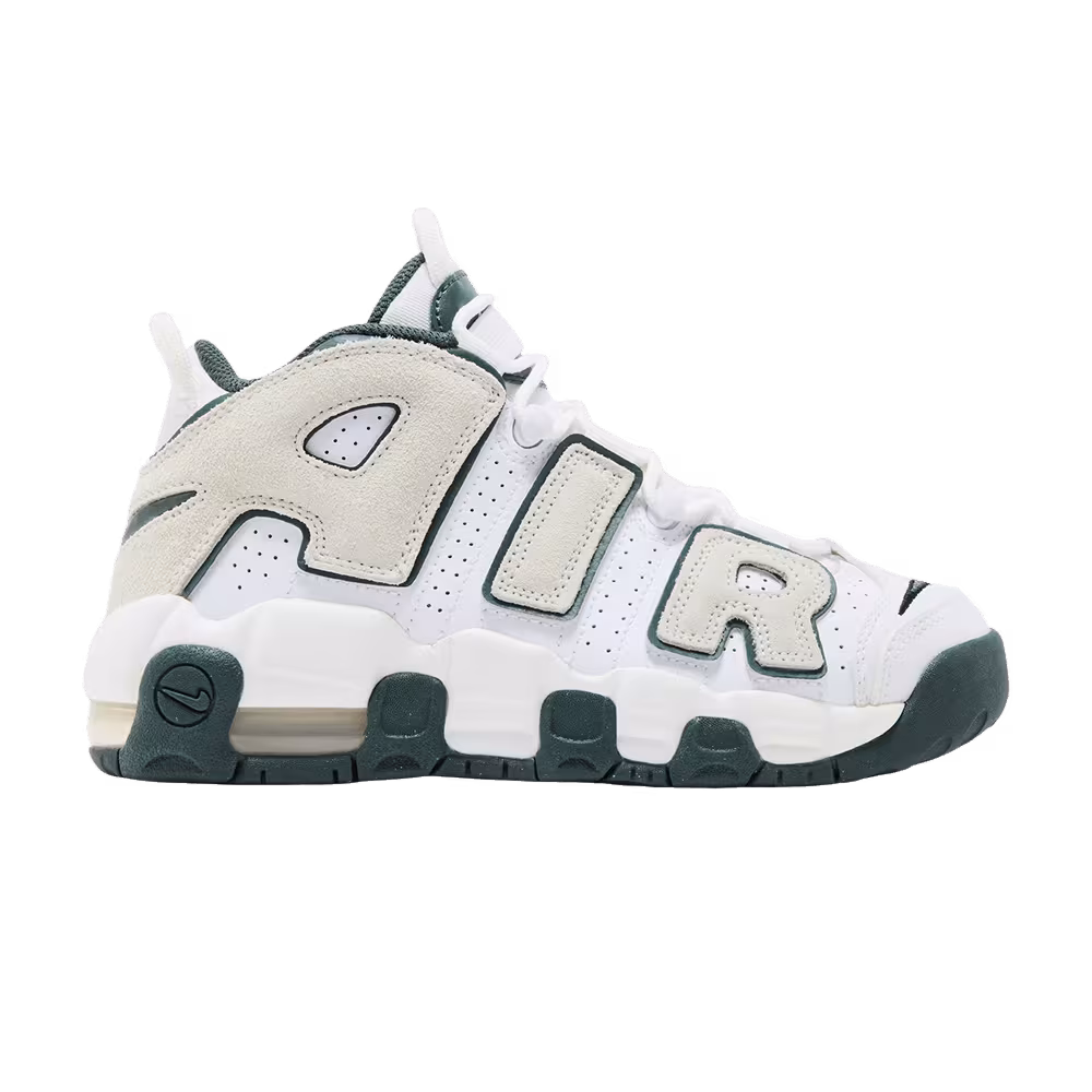 Nike Air More Uptempo GS White Vintage Green