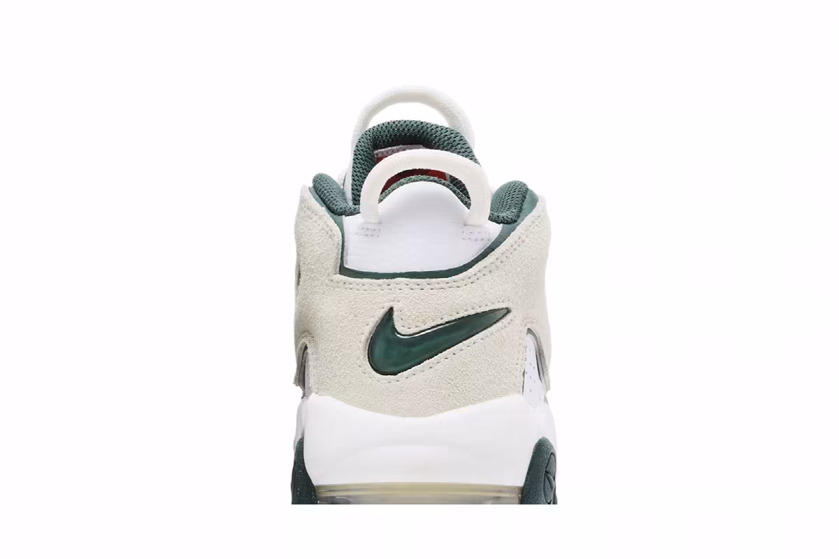 Nike Air More Uptempo GS White Vintage Green, view 8