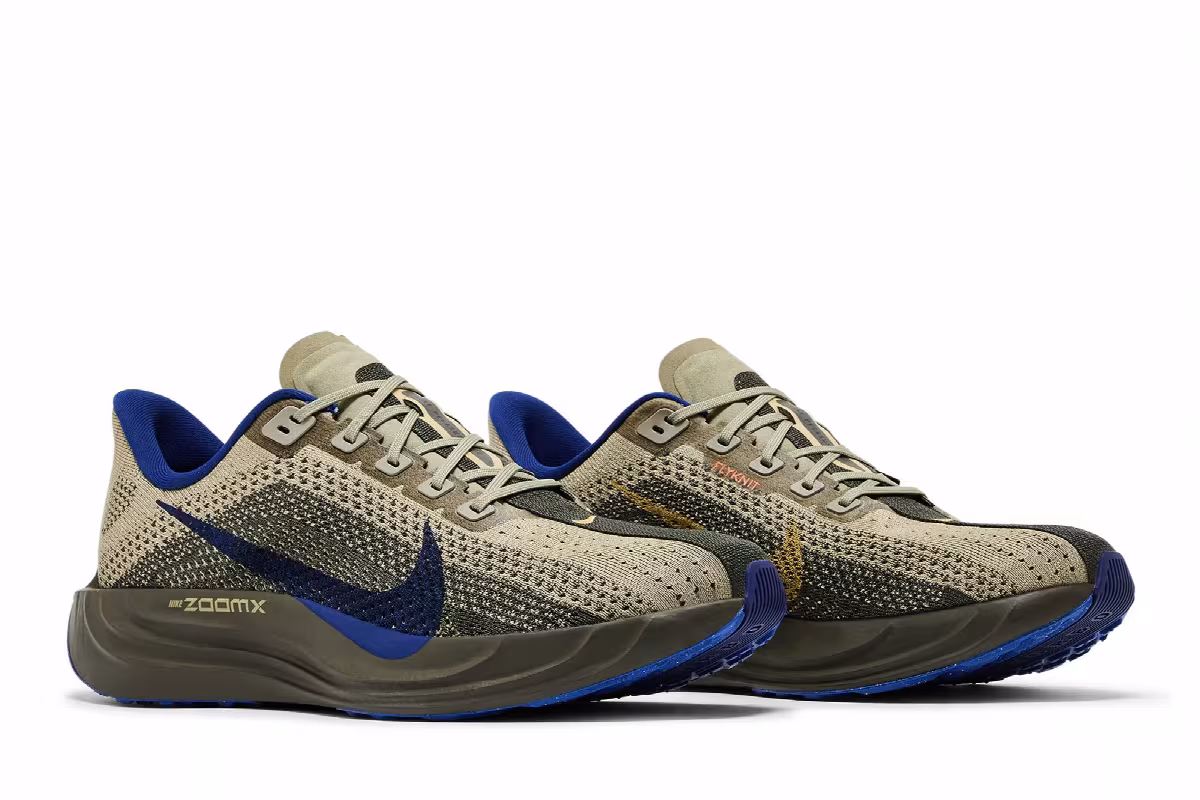 Nike Pegasus Plus Cargo Khaki Racer Blue, view 9