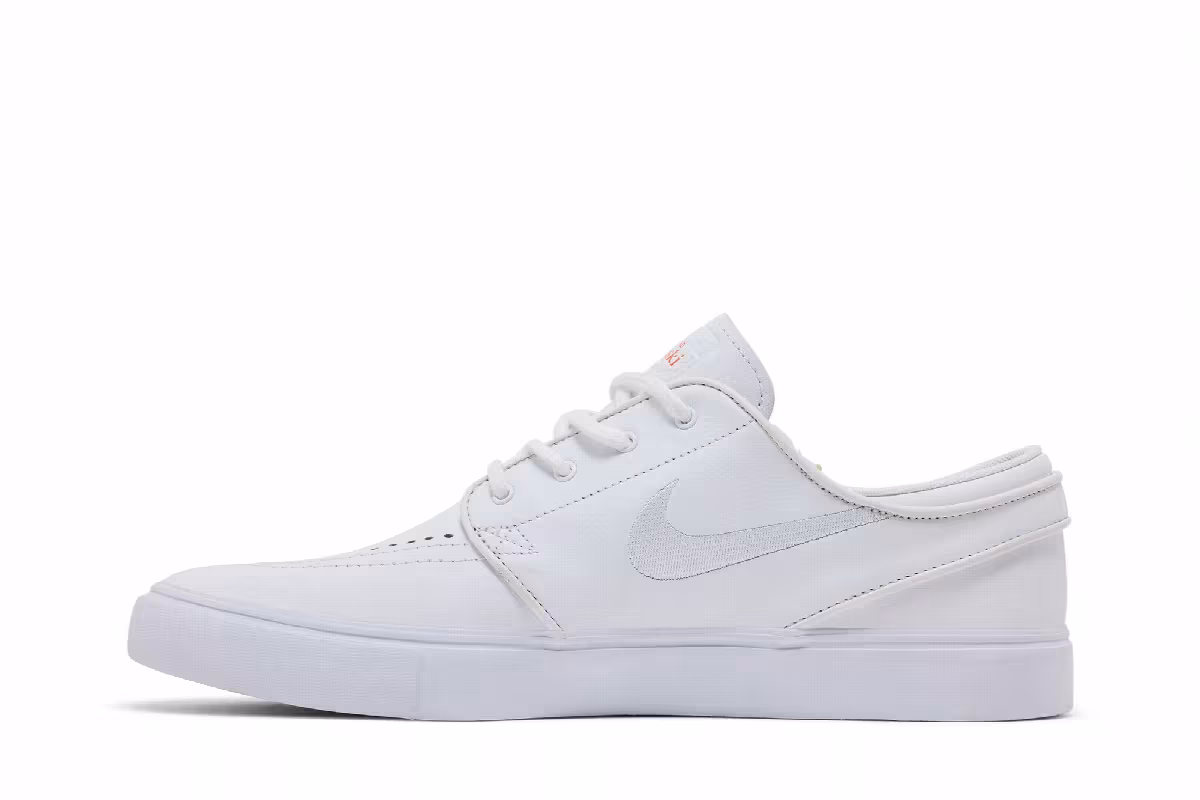Nike Zoom Stefan Janoski OG+ ISO SB Triple White, view 4
