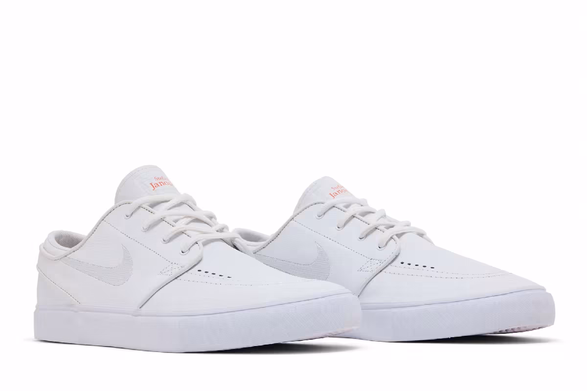 Nike Zoom Stefan Janoski OG+ ISO SB Triple White, view 9