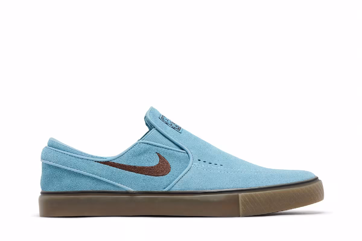 Nike Zoom Stefan Janoski+ Slip SB Denim Turquoise, view 2