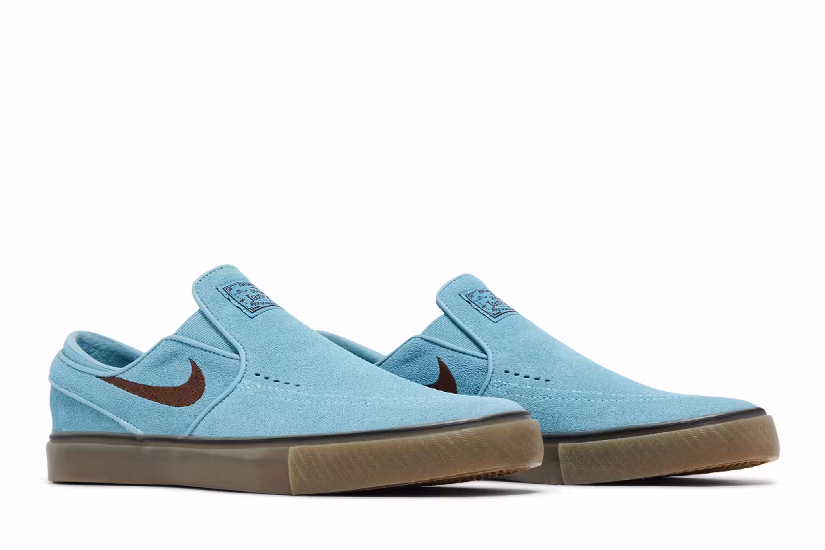 Nike Zoom Stefan Janoski+ Slip SB Denim Turquoise, view 9