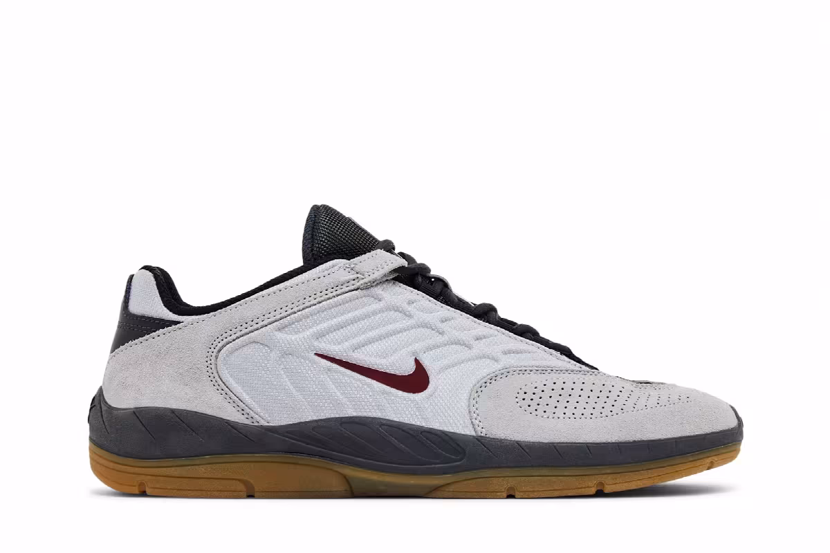Nike Vertebrae SB Light Smoke Grey Red, view 2