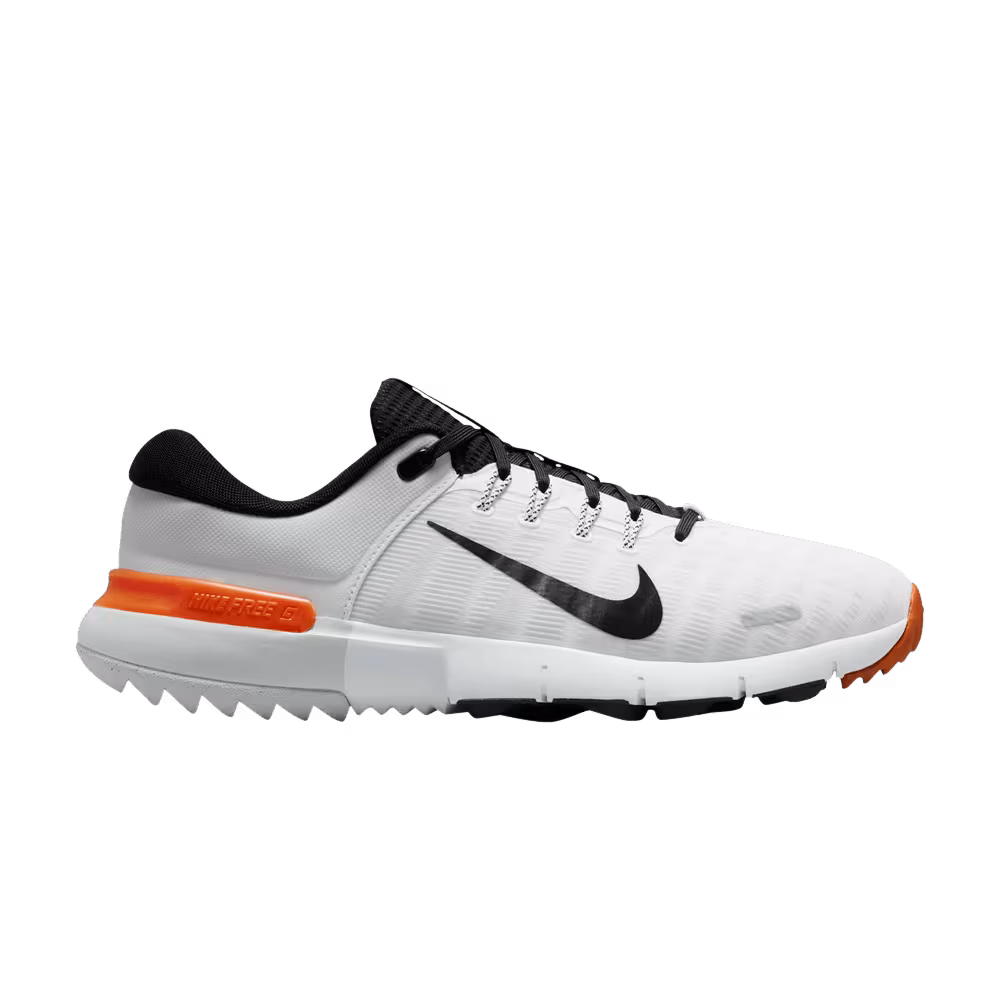 Nike Free Golf Next Nature White Safety Orange Black