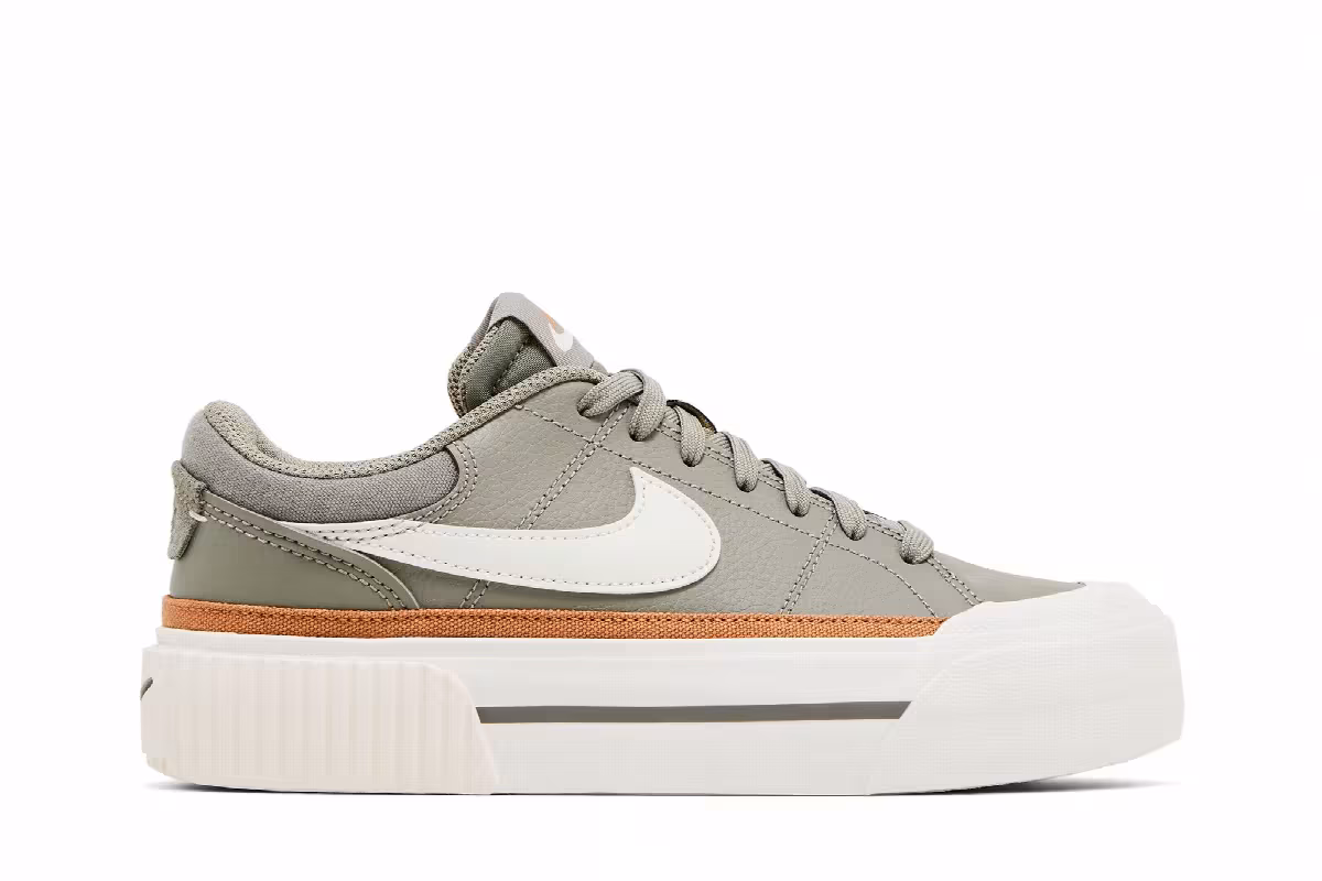 Nike Women's Court Legacy Lift Light Army, view 2