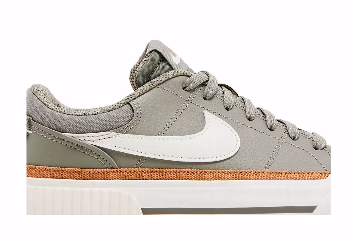 Nike Women's Court Legacy Lift Light Army, view 3