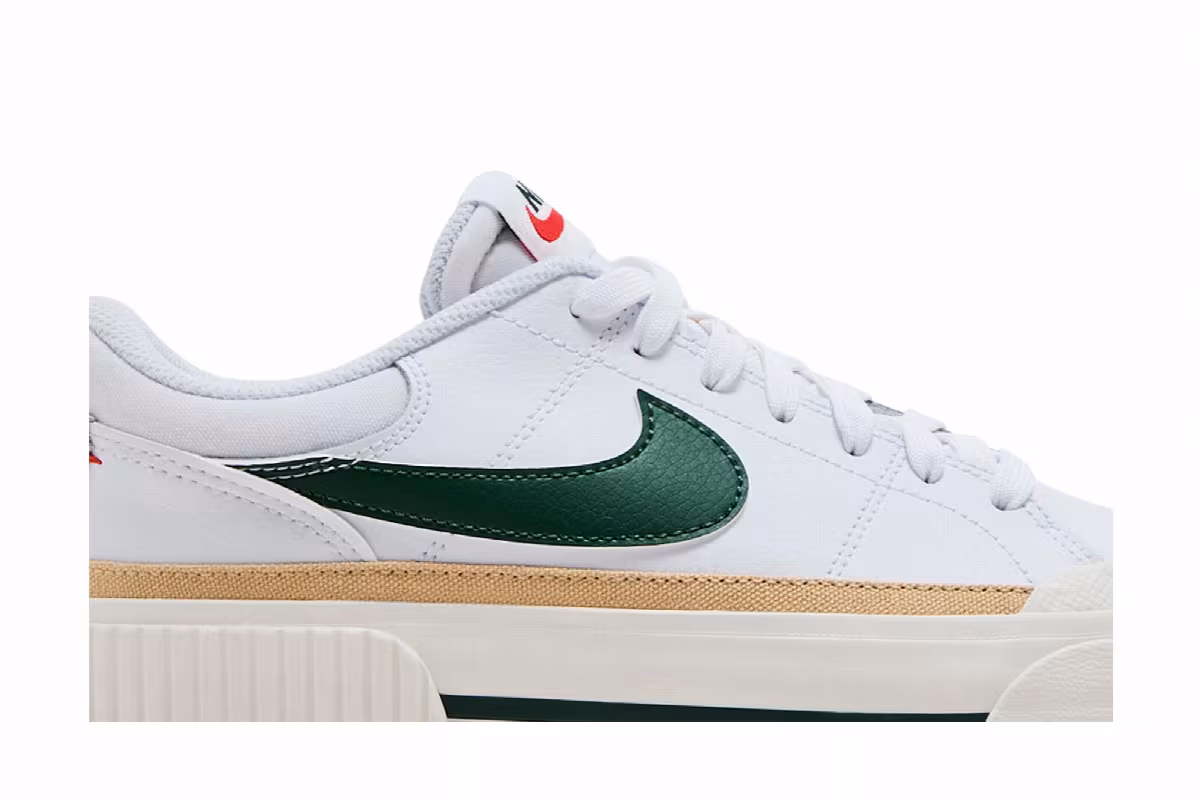 Nike Women's Court Legacy Lift White Fir, view 3