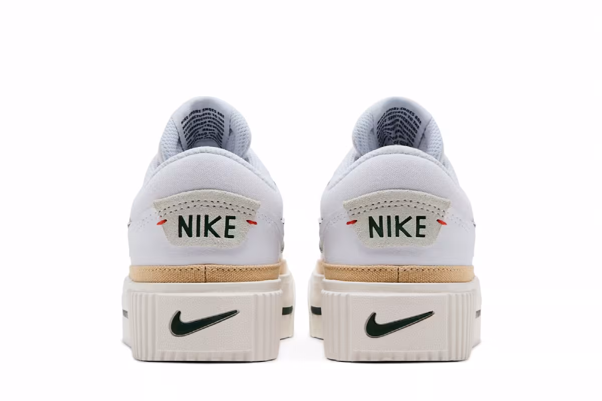 Nike Women's Court Legacy Lift White Fir, view 7