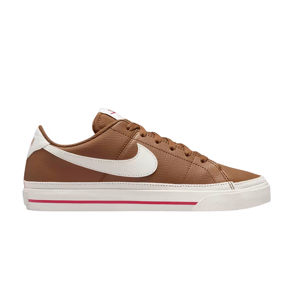 Nike Women's Court Legacy Next Nature Light British Tan/Fire Red/Sail