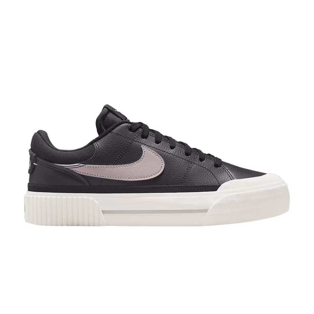 Nike Women's Court Legacy Lift Black Platinum Violet