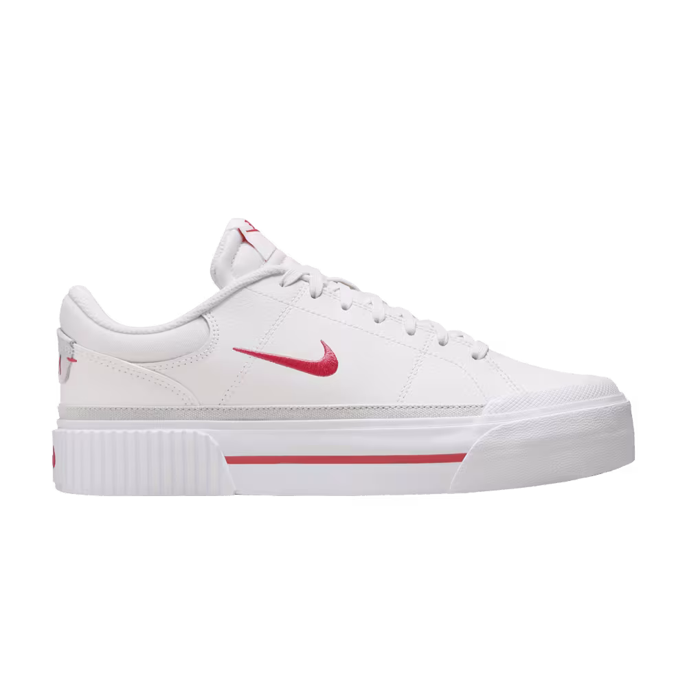Nike Women's Court Legacy Lift White Aster Pink